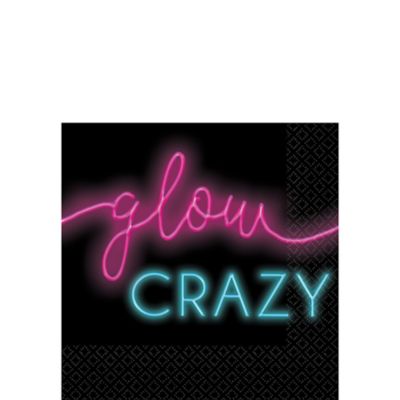 New Years Glow Beverage Napkins - 36 Count