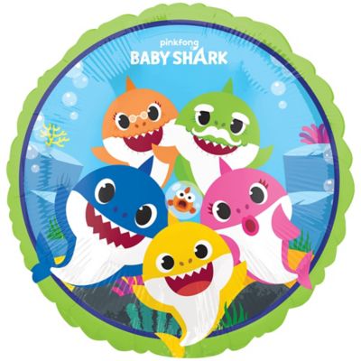 702  17" BABY SHARK FOIL BALLOON