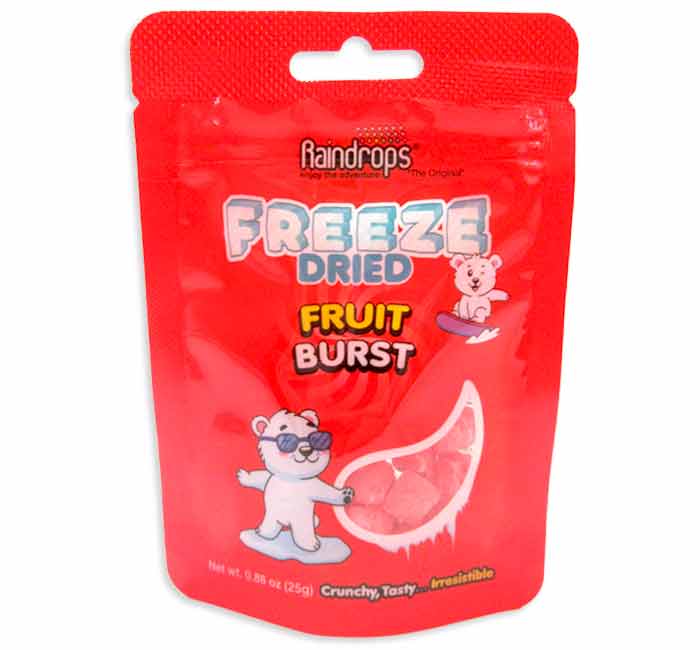 RAINDROPS MINI FREEZE DRIED FRUIT BURSTS - ALL RED