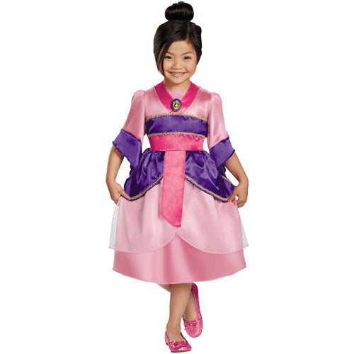 Girls Mulan Sparkle Classic Costume - Medium (7-8)