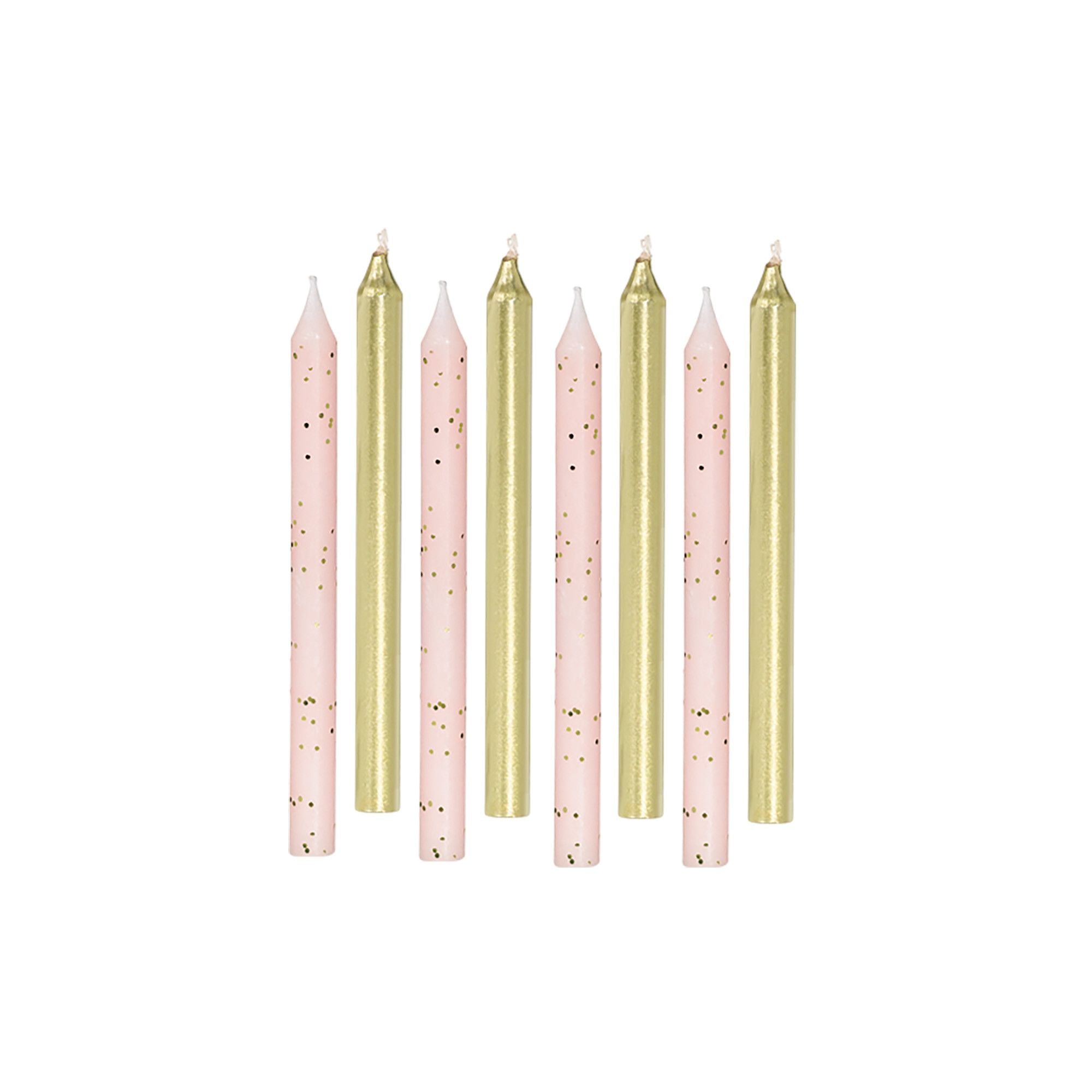 Pink and Gold Candles