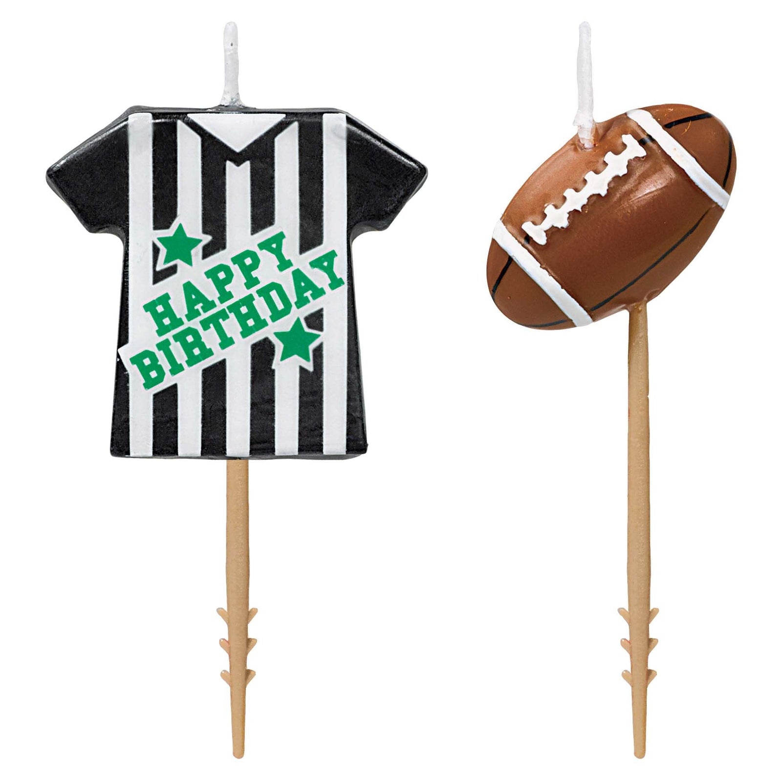 Football Birthday Pick Candles