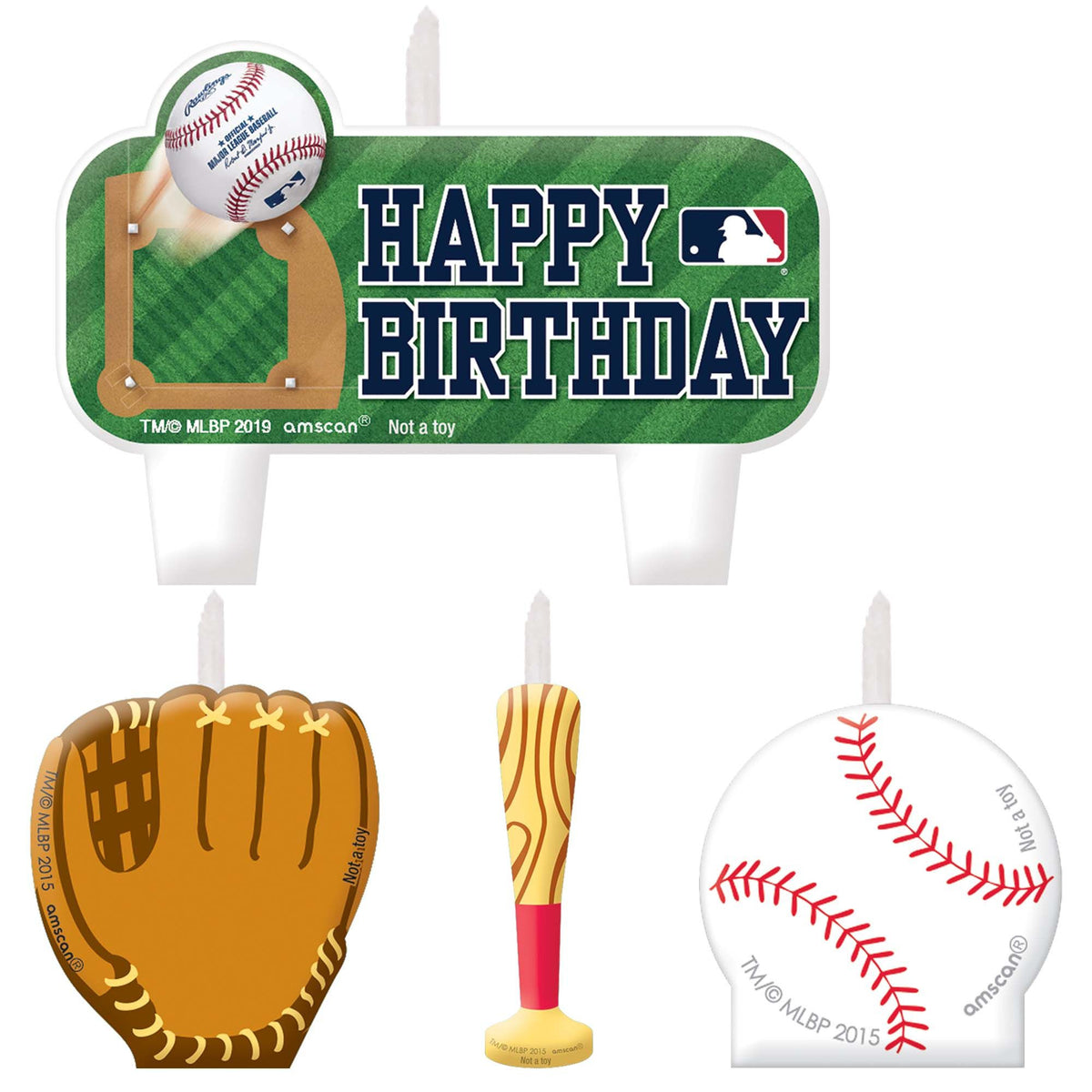 MLB Birthday Candle Set