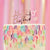 'Happy Birthday' Cake Candles Topper Pink