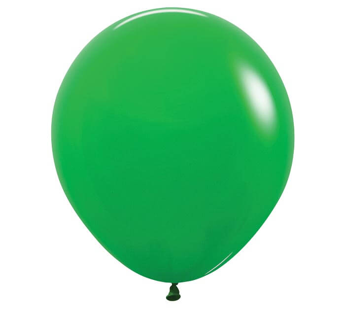 18" eluxe shamrock green balloon