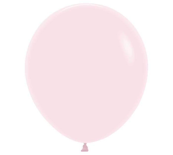 18" pastel matte pink balloon