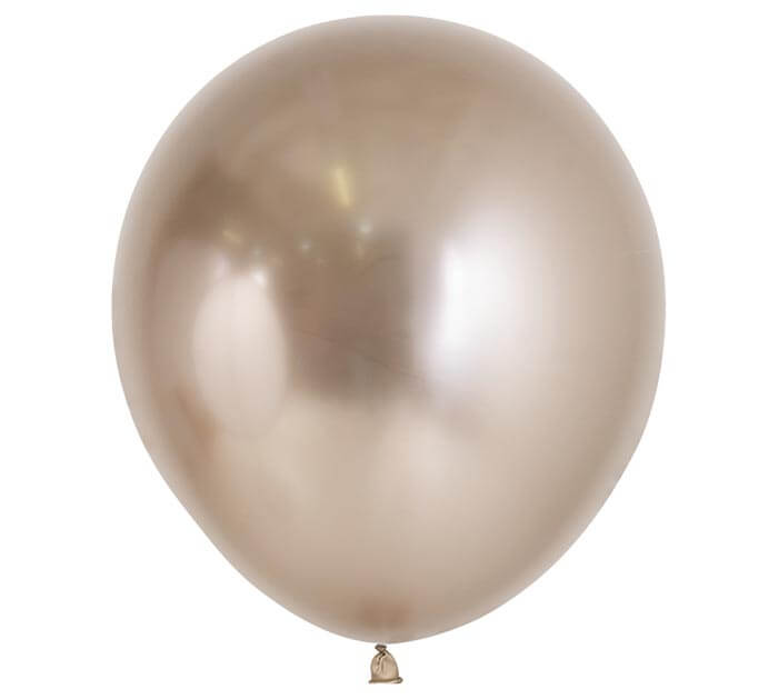 18" reflex champagne balloon