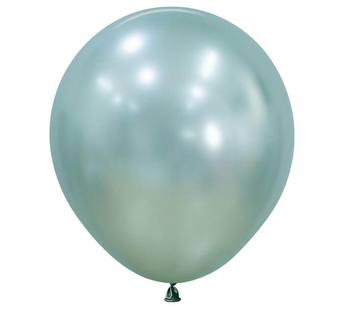 18" silk cool mint balloon