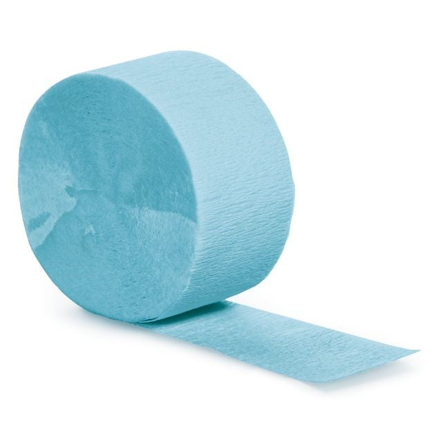 Pastel Blue Crepe Streamer