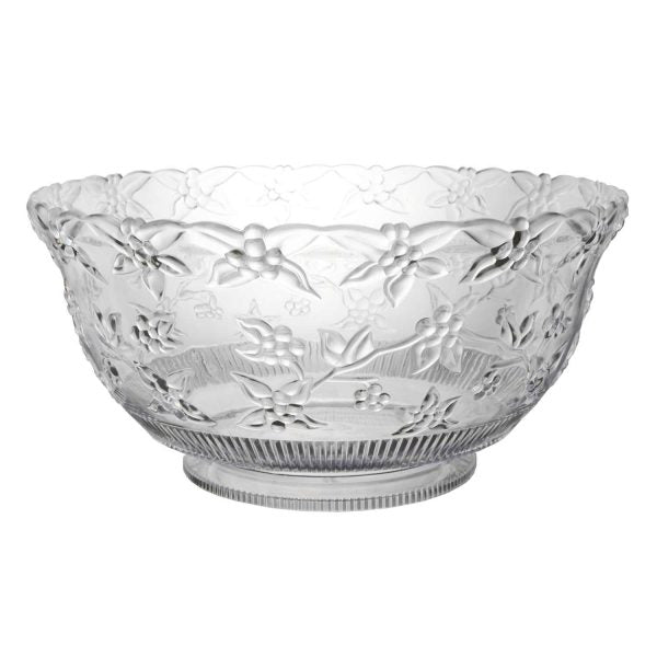 12 QT. EMBOSSED PUNCH BOWL – CLEAR