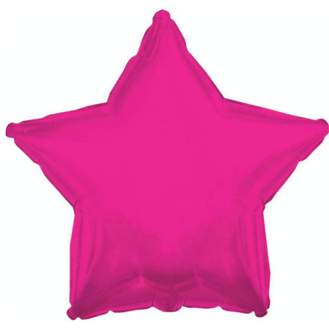 19" Foil Pink Star Balloon