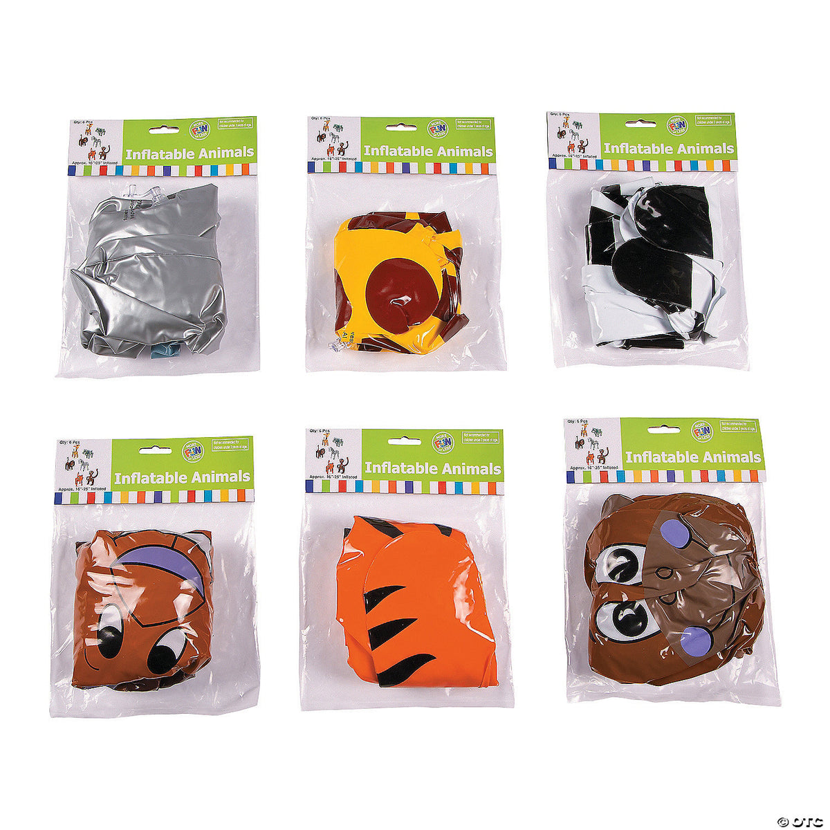 Inflatable Zoo Animal Assortment