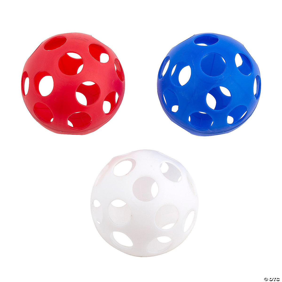 Patriotic Plastic Baseballs