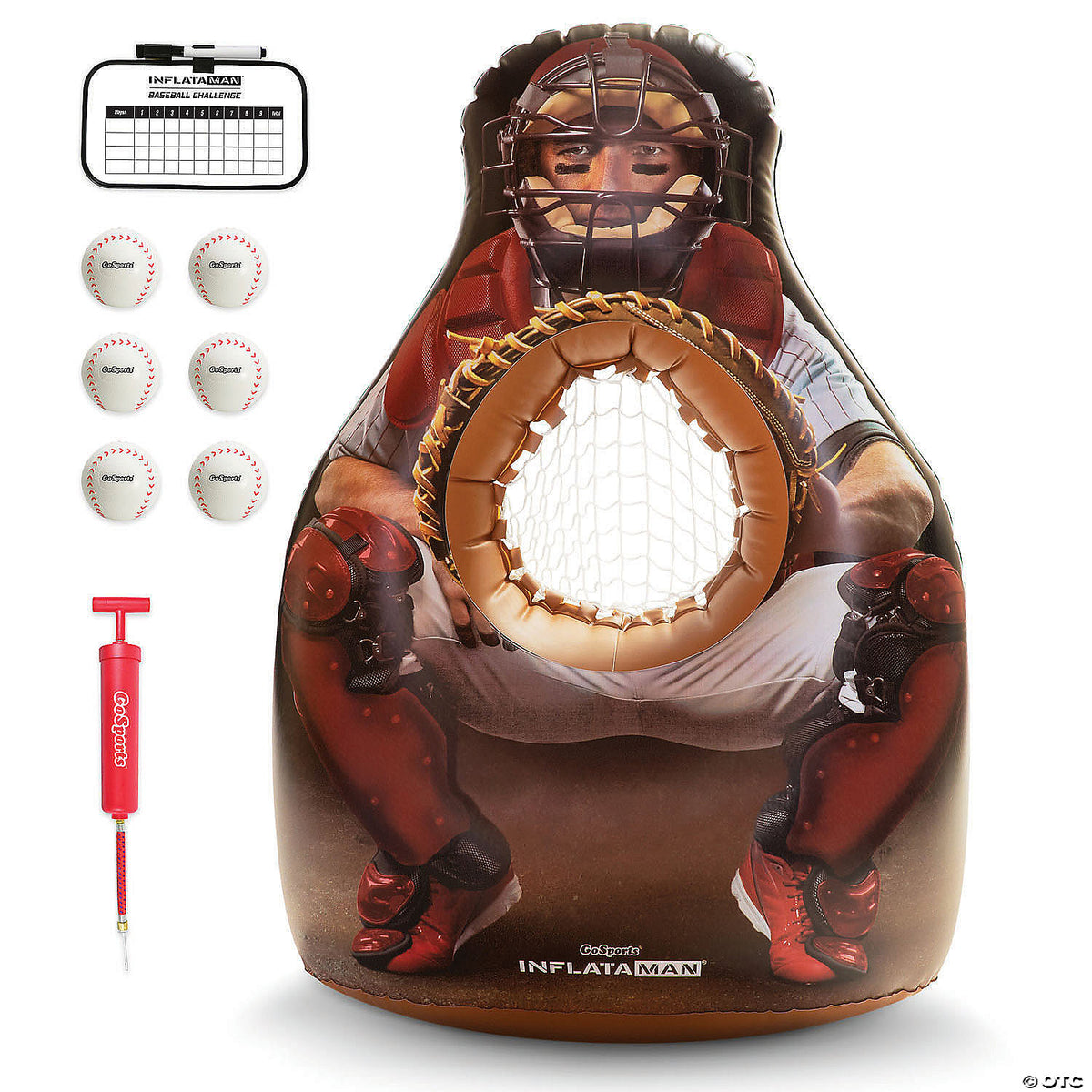 GoSports Inflataman Baseball Toss Challenge