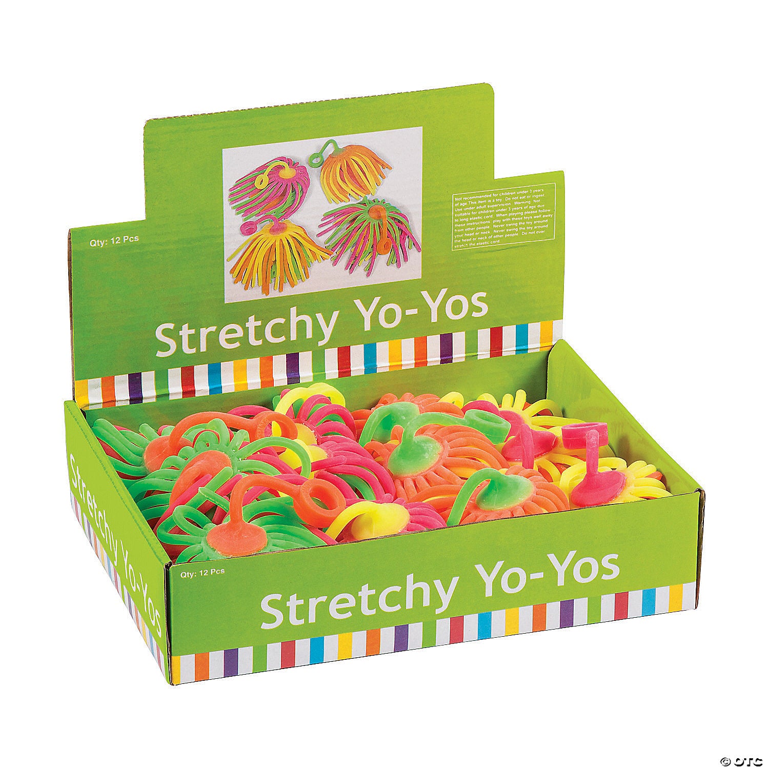 Large Neon Stretchy Noodle Ball YoYos