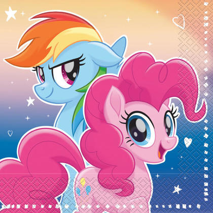 My Little Pony Paper Luncheon Napkins 6.5in 16ct