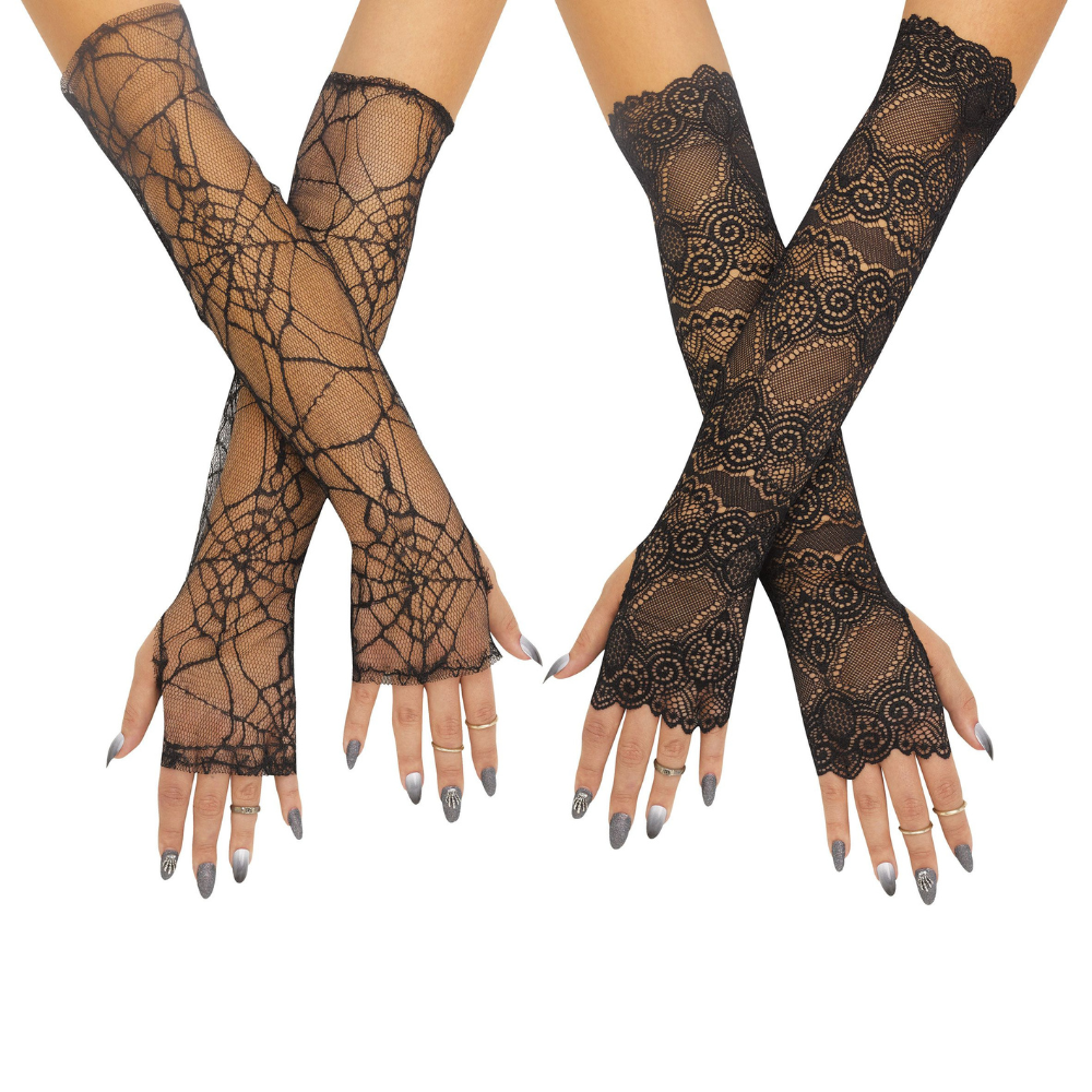 Lace Fingerless Glove Assortment