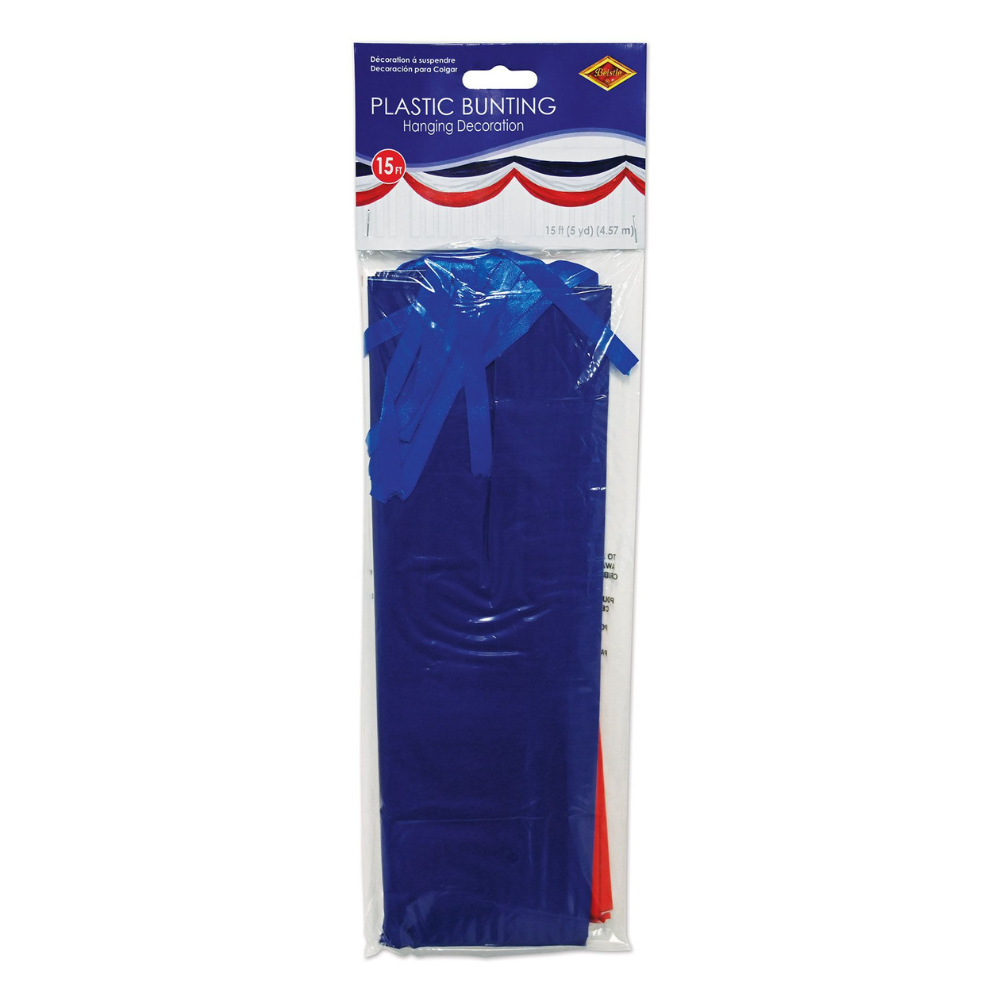 Patriotic Plastic Bunting