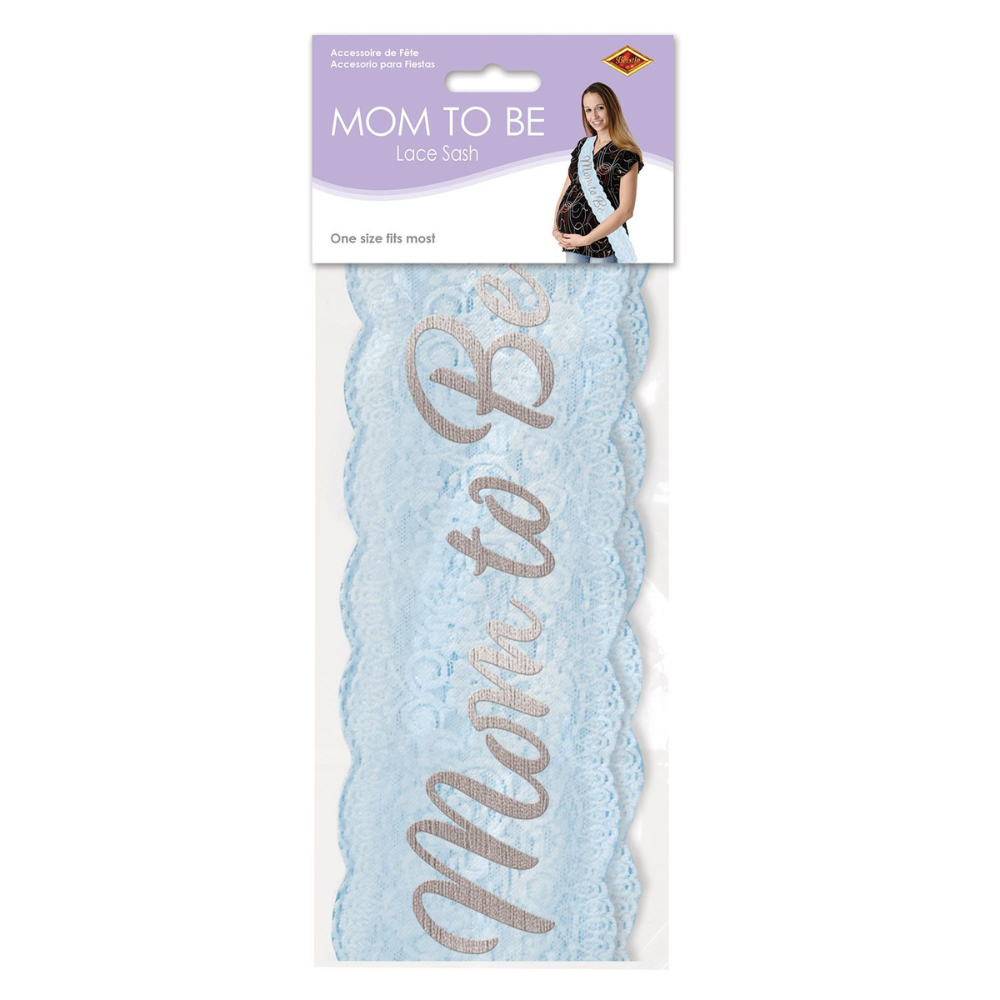 Mom To Be Lace Sash