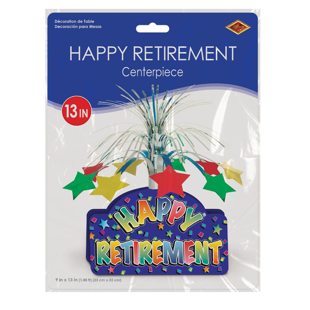 Happy Retirement Centerpiece