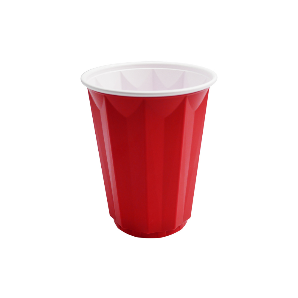 16 OZ. DIAMOND PARTY CUPS – RED 64 CT.