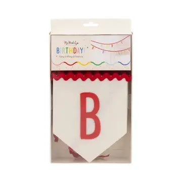 Happy Birthday Felt Banner