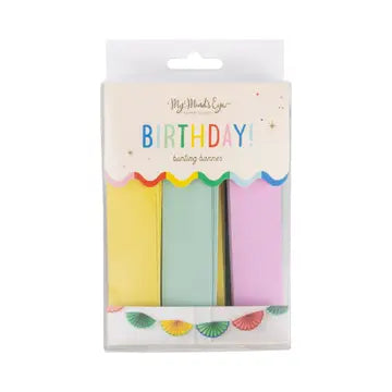 HBD1103 - Bright Birthday Bunting Banner
