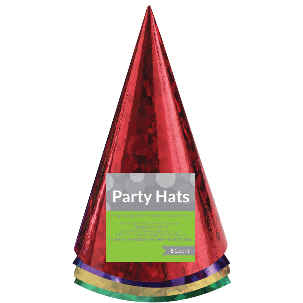 Prismatic Assorted Party Hats