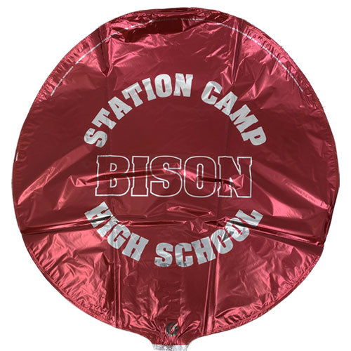 Station Camp High School Bison 17" Mylar Balloon