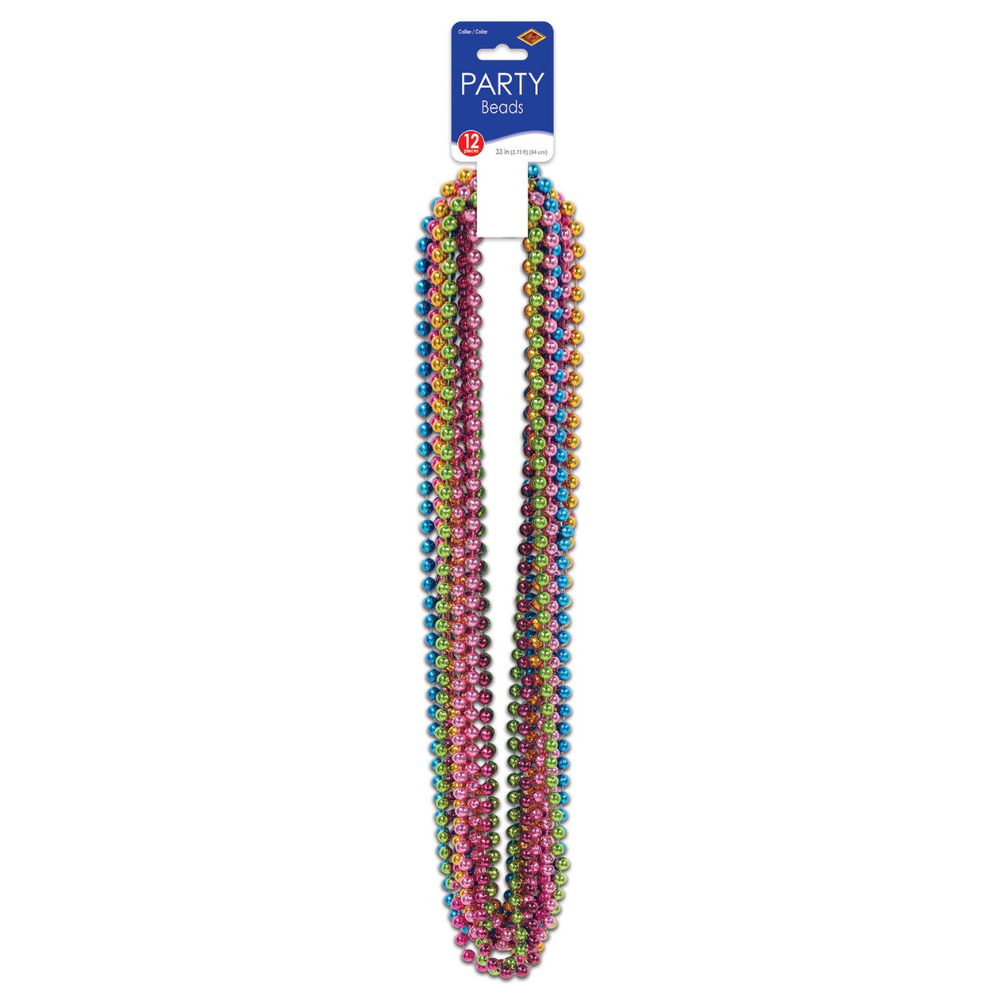 Party Beads - Small Round