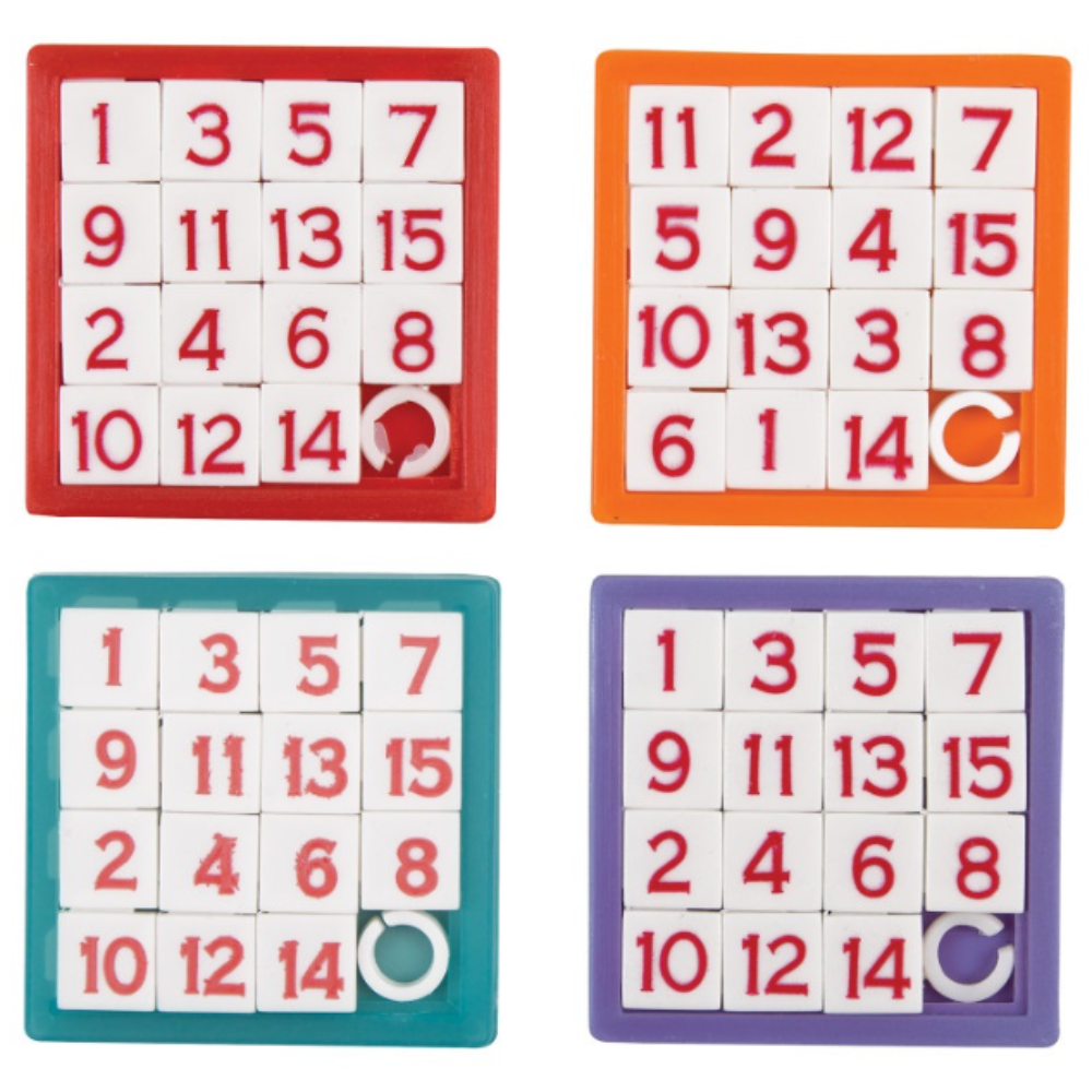 Number Puzzle Favors  4ct