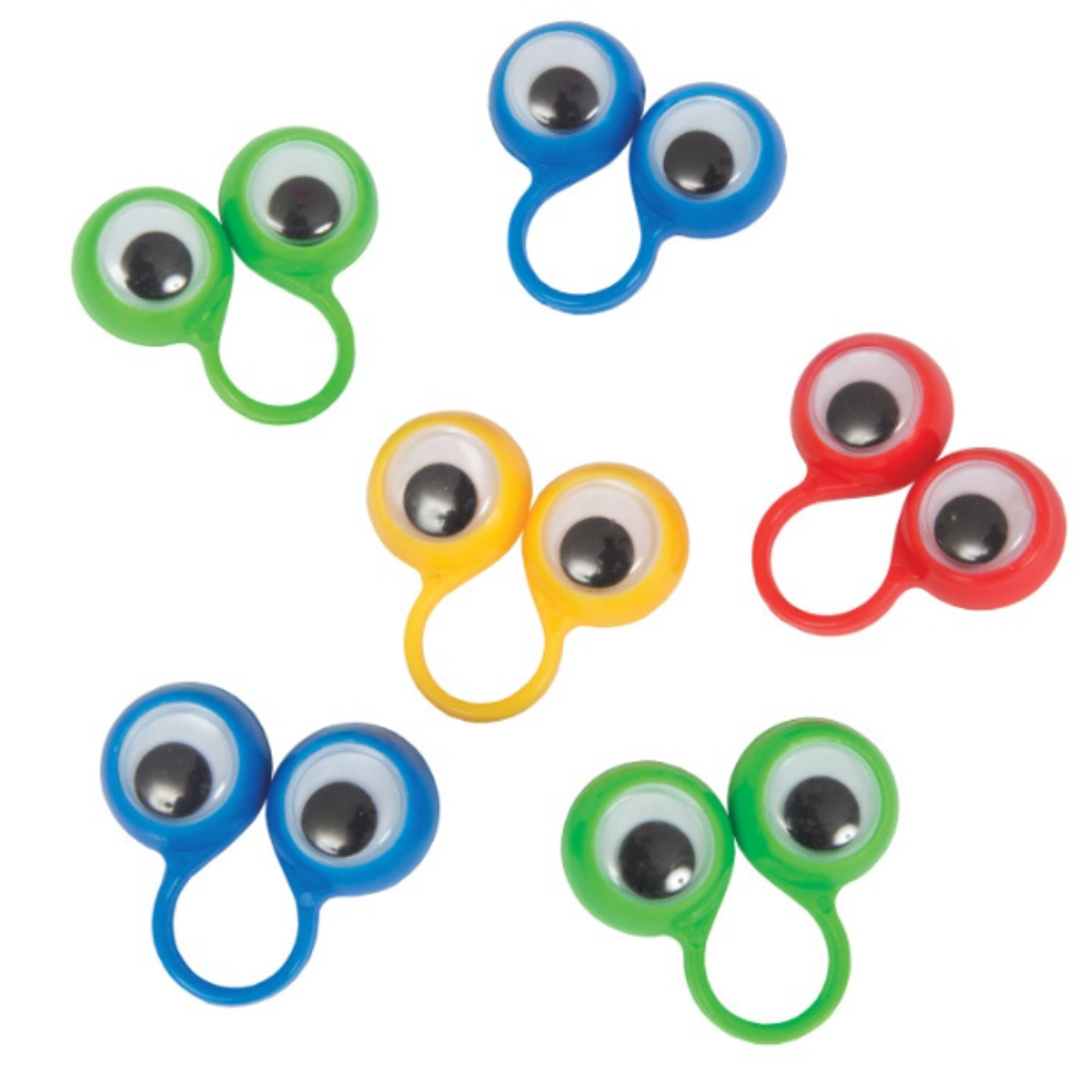 Googly Eyes Finger Puppet Favors  8ct