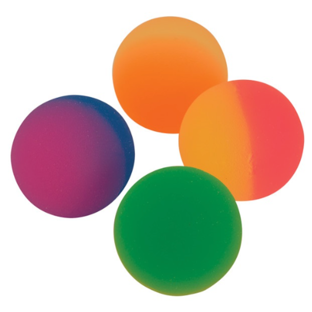 Two Tone Bounce Balls  35mm  8ct