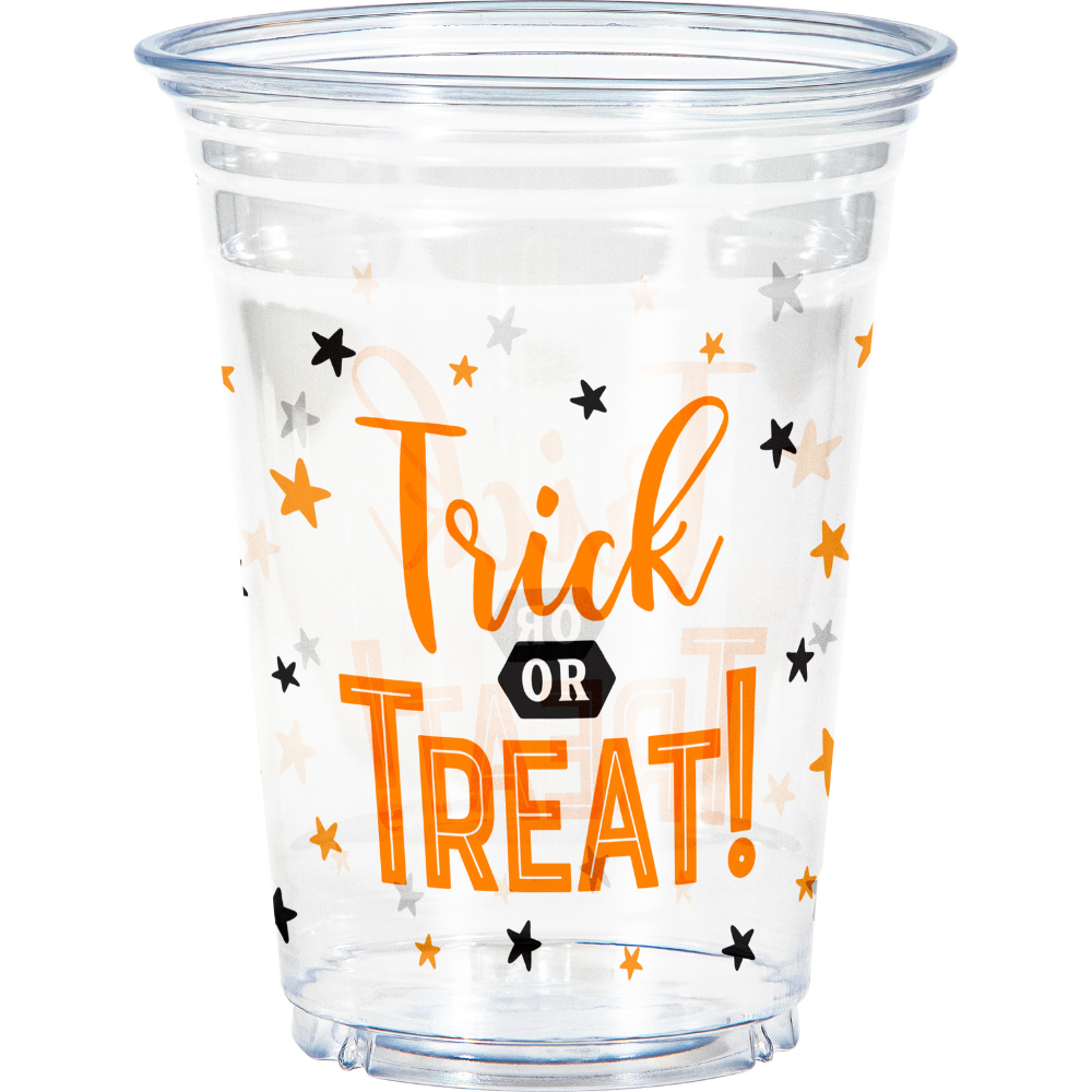 Trick or Treat Plastic Cups
