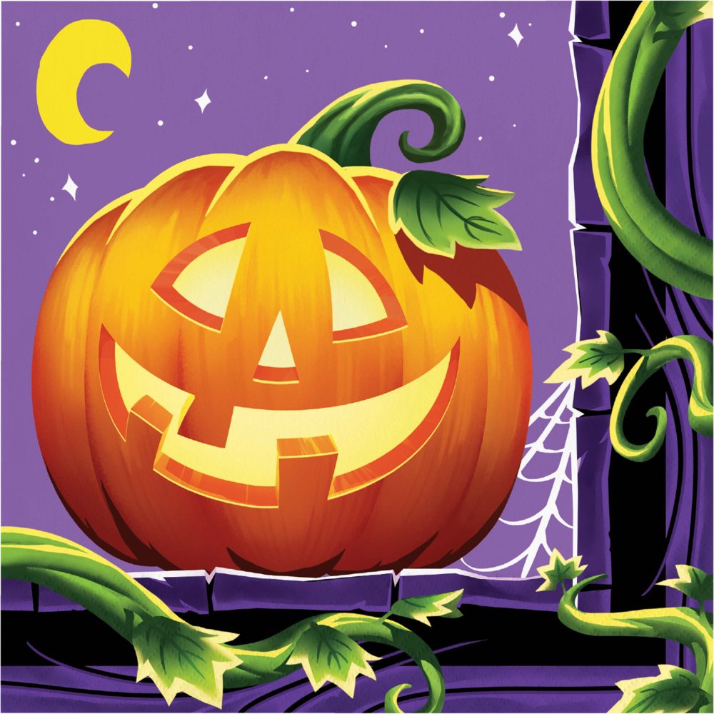 Luncheon Napkin 	Pumpkin Prowlers