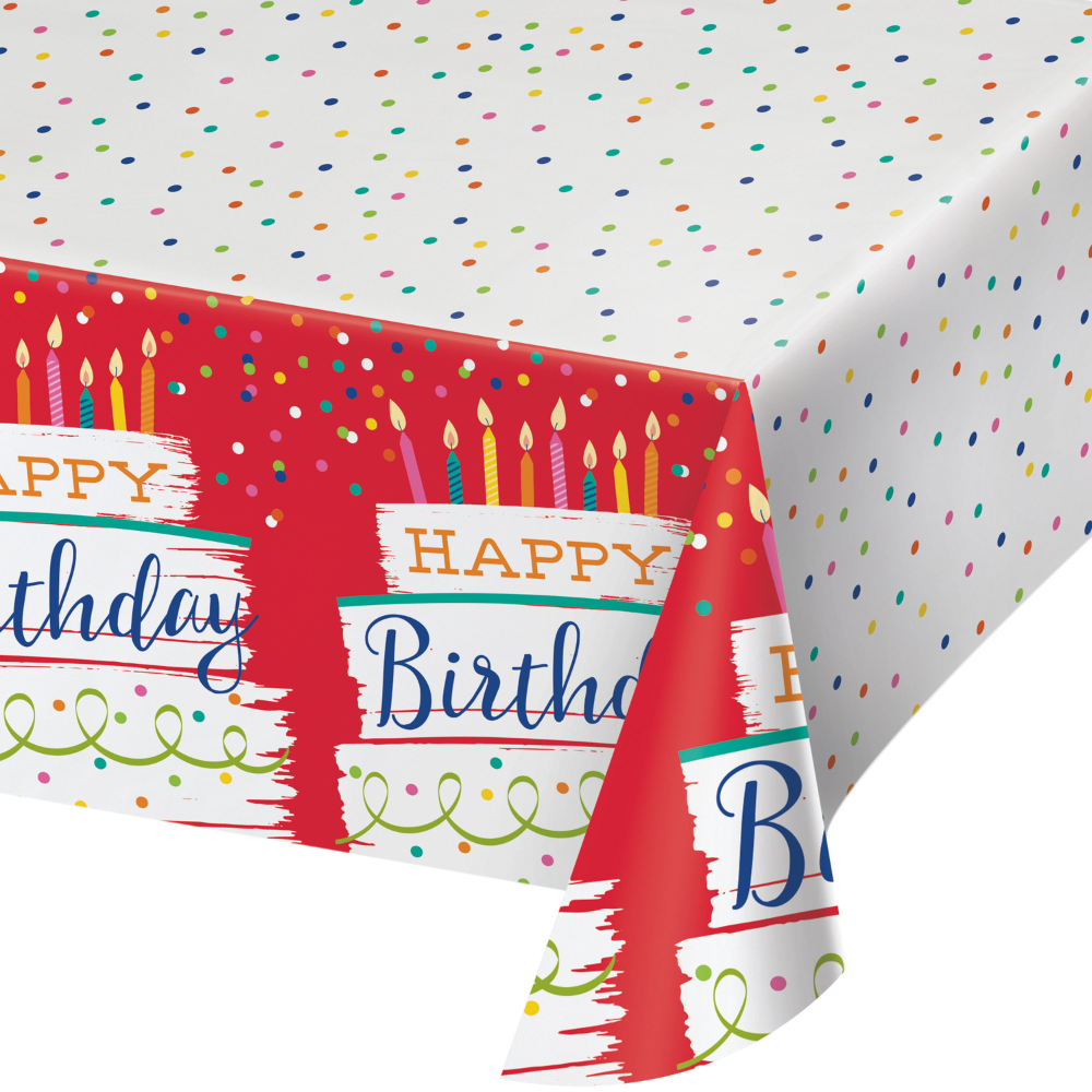 Festive Cake Paper Tablecover