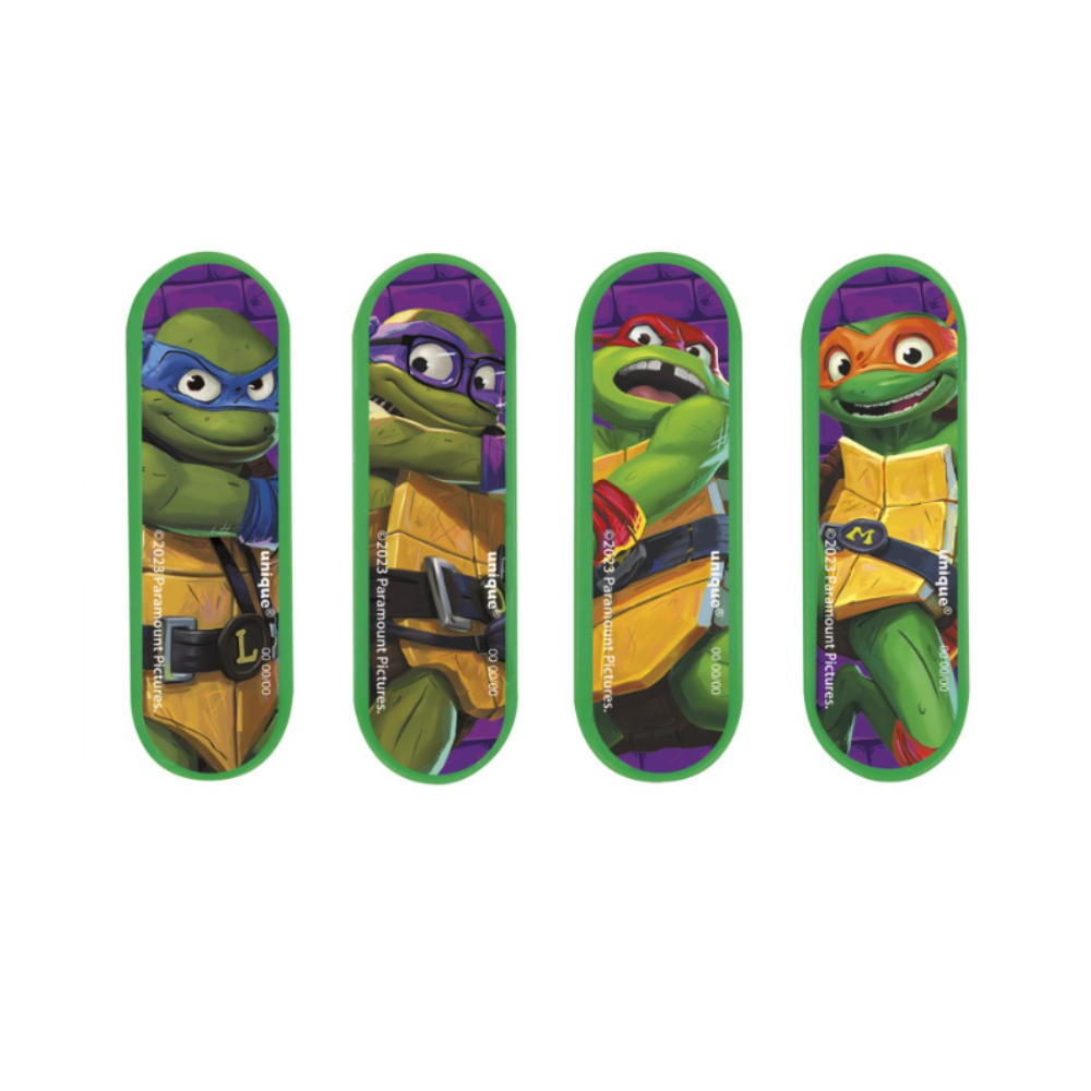 TMNT Mutant Mayhem Mini Skateboard Favors