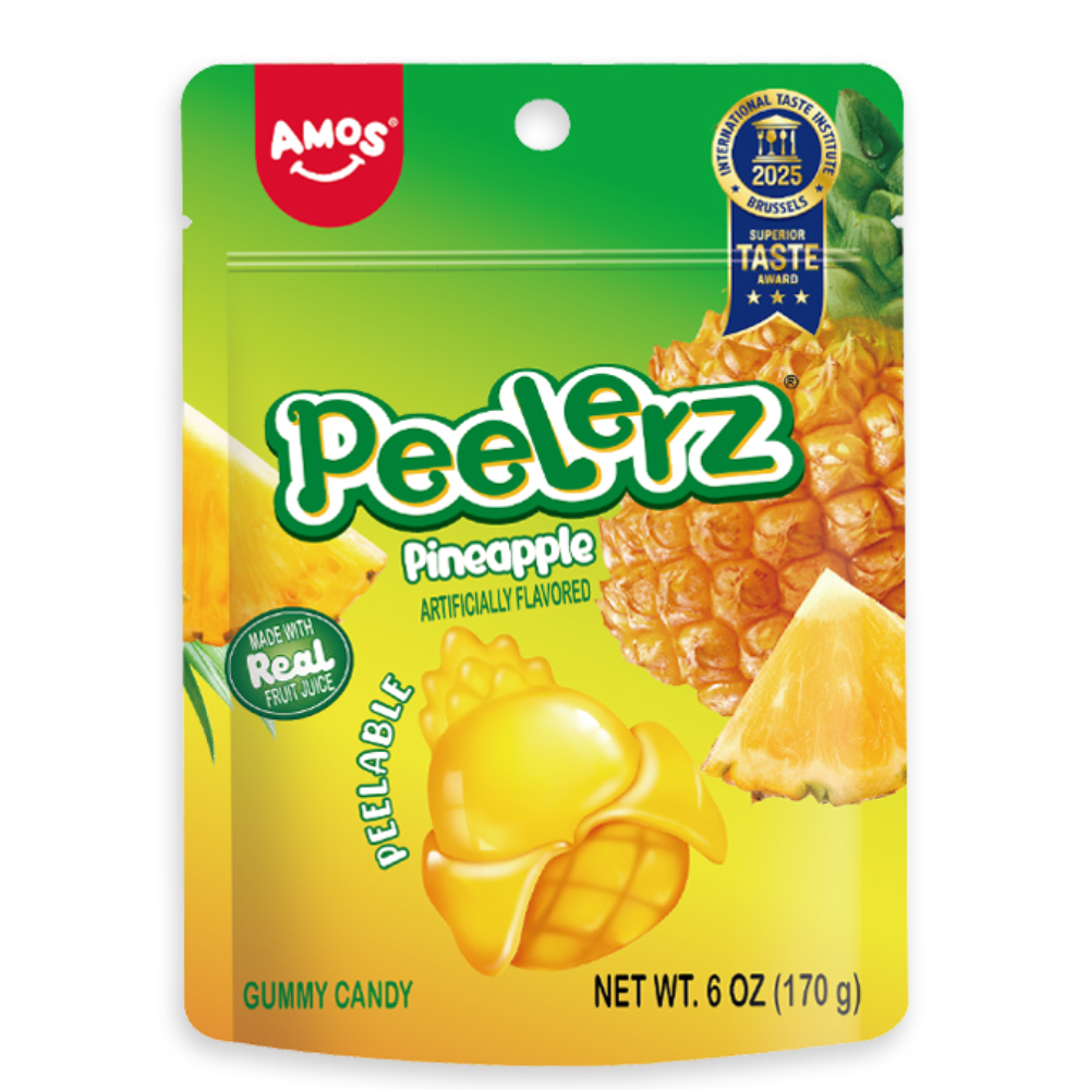 AMOS PEELERZ GUMMY PINEAPPLE PEG BAG