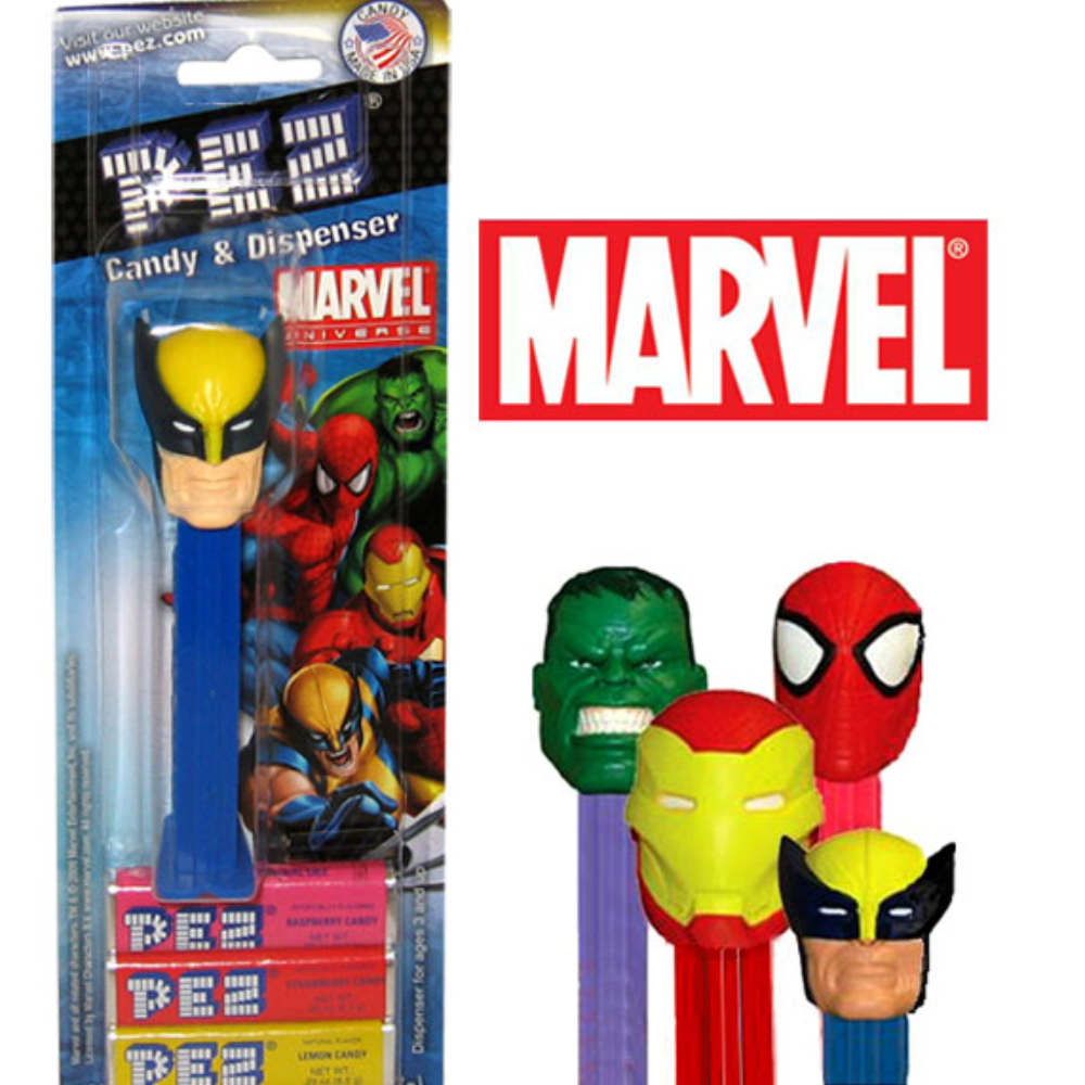 PEZ BLISTER PACK - MARVEL ASSORTMENT