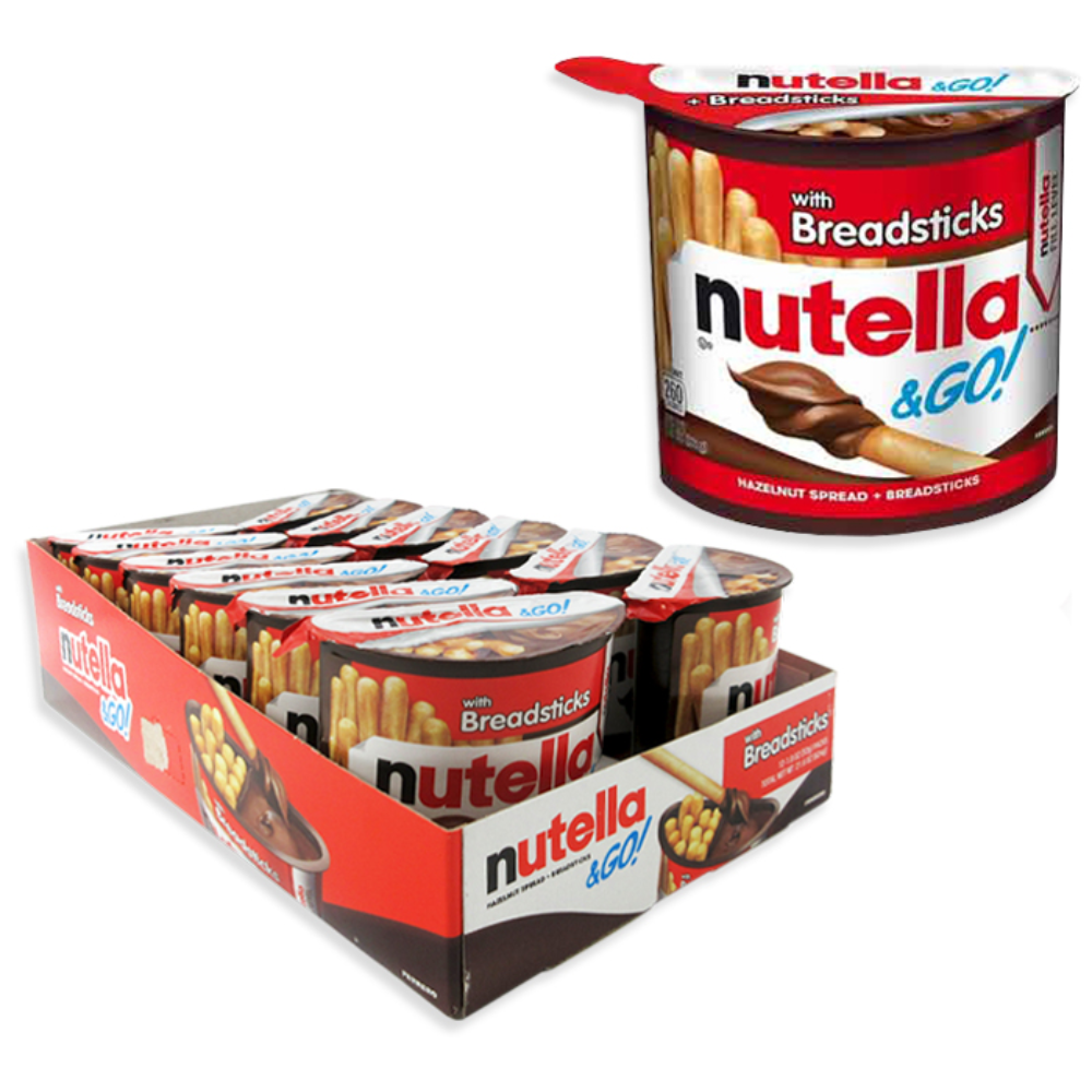 NUTELLA &amp; GO HAZELNUT SPREAD W BREADSTICKS