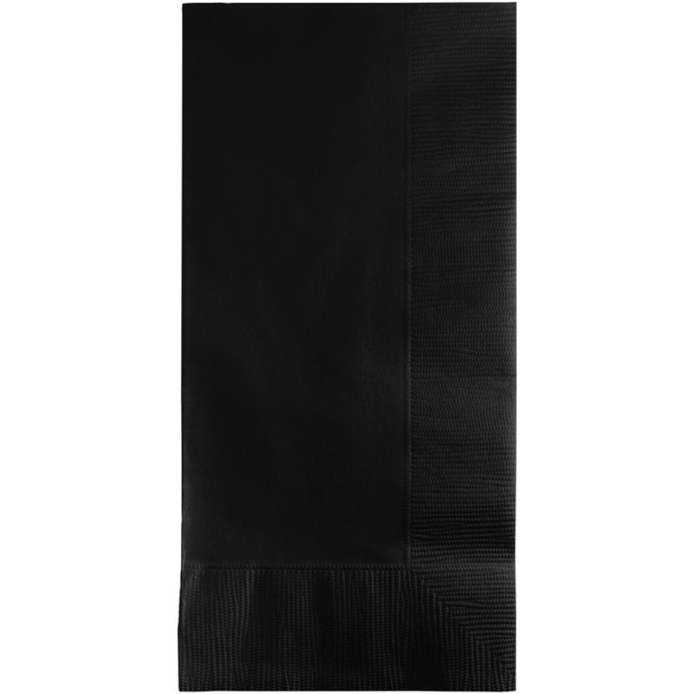Touch of Color / Sensations Black Velvet 2ply Dinner Napkins-40ct