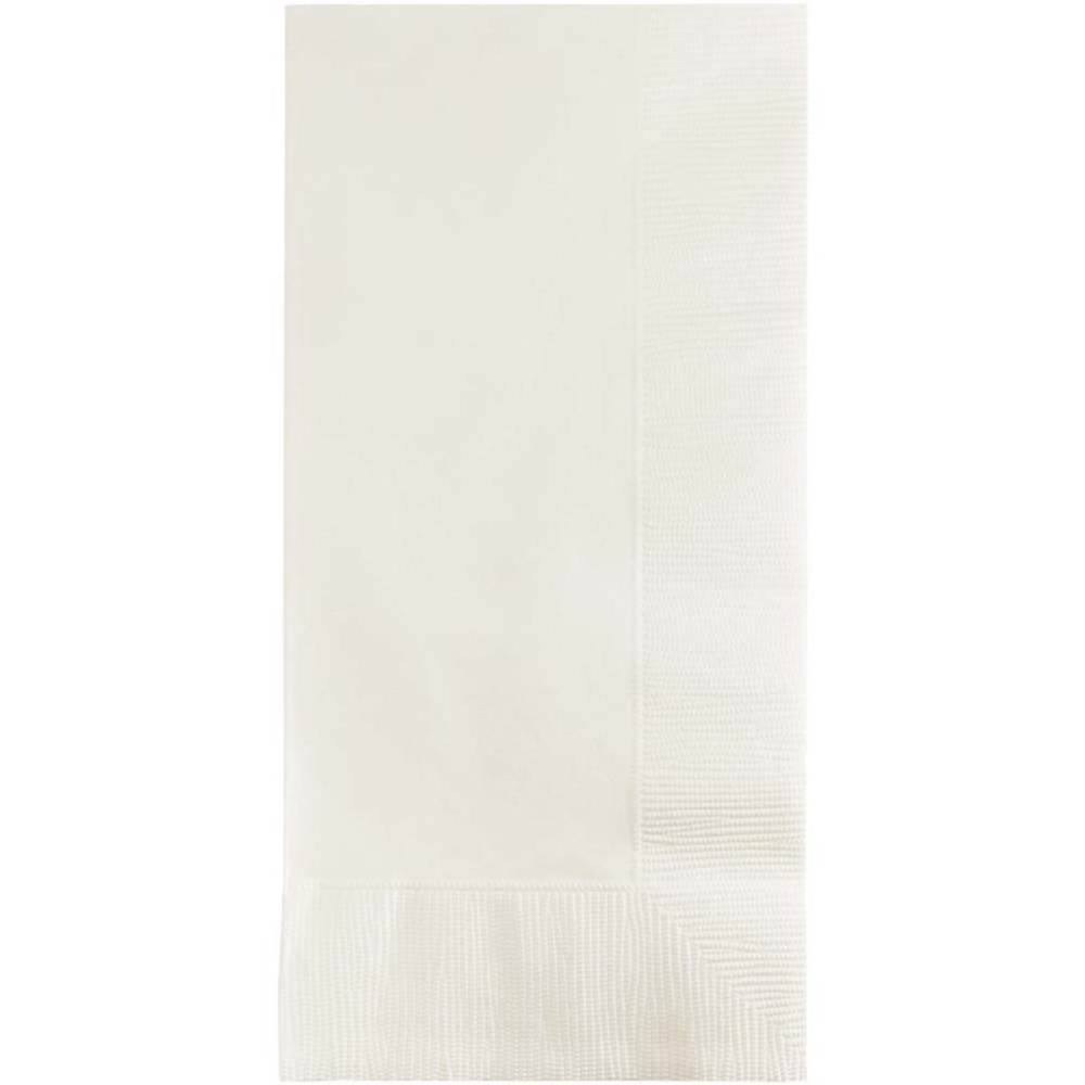 Touch of Color / Sensations White 2ply Dinner Napkins - 40ct