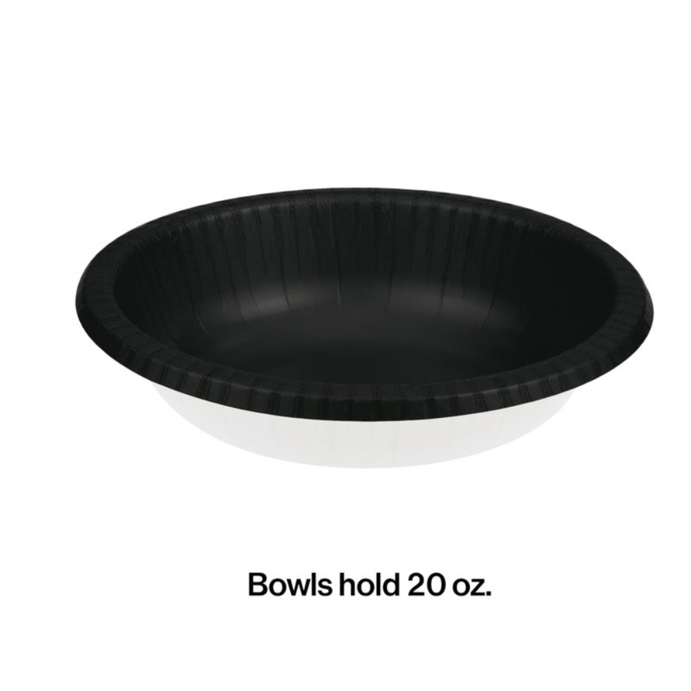 Black Velvet 20 Oz Bowl - 20ct