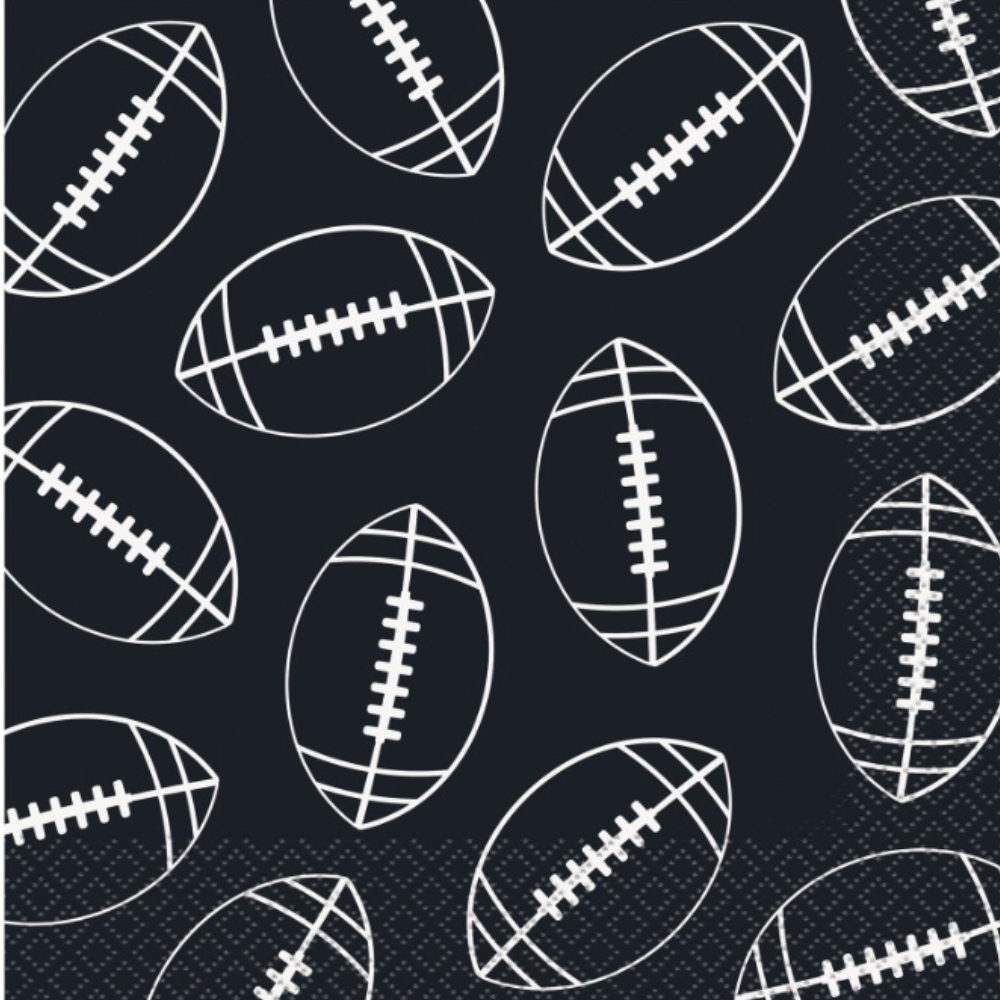 Game Ready Football Luncheon Napkins  16ct