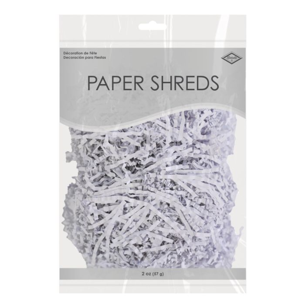 Paper Shreds - White