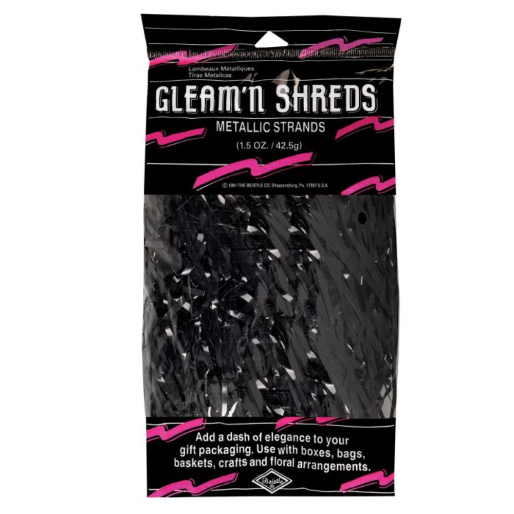 1.5 oz Foil Shred - Black