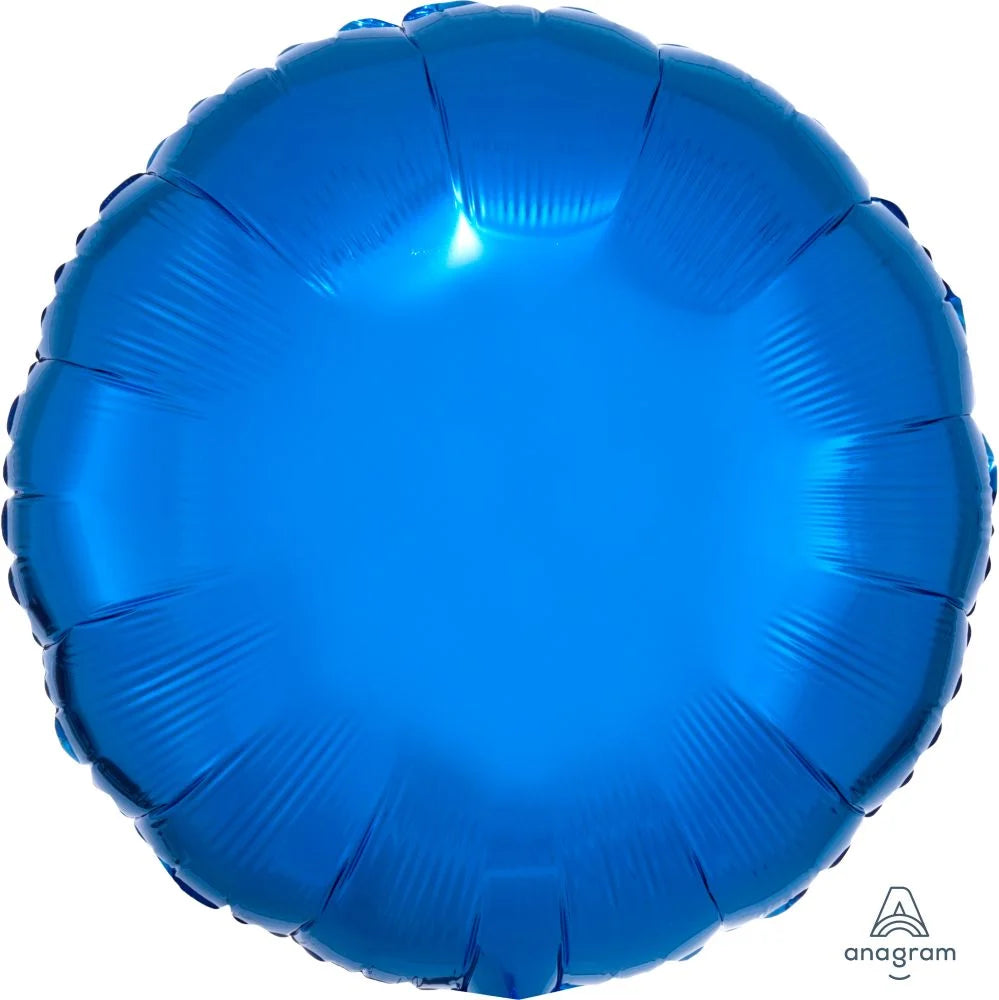 18" Blue Round Balloon