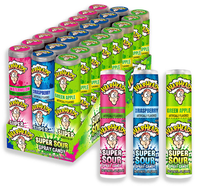 WARHEADS SUPER SOUR SPRAY CANDY