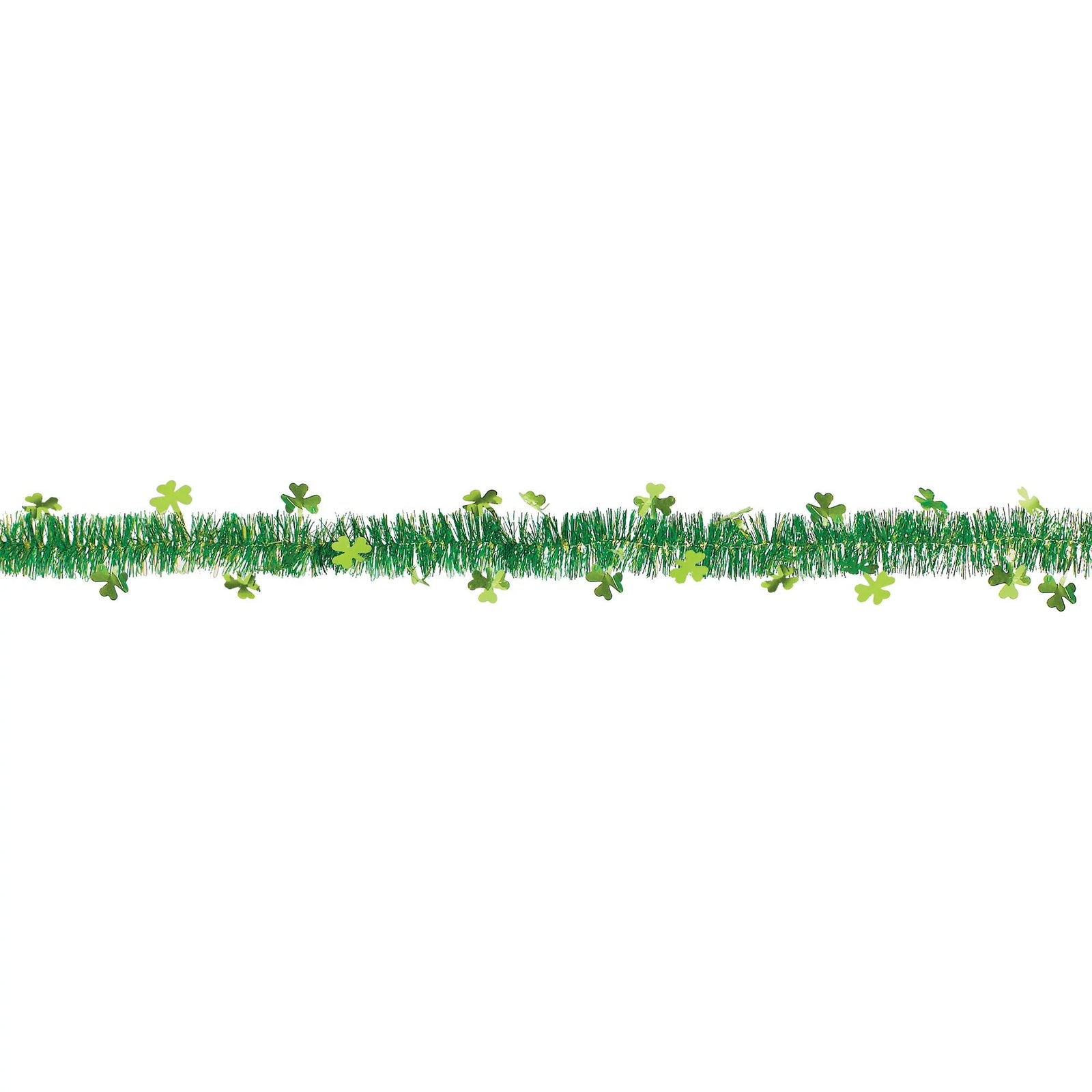 St.Patrick's Day Shamrock Tinsel Garland