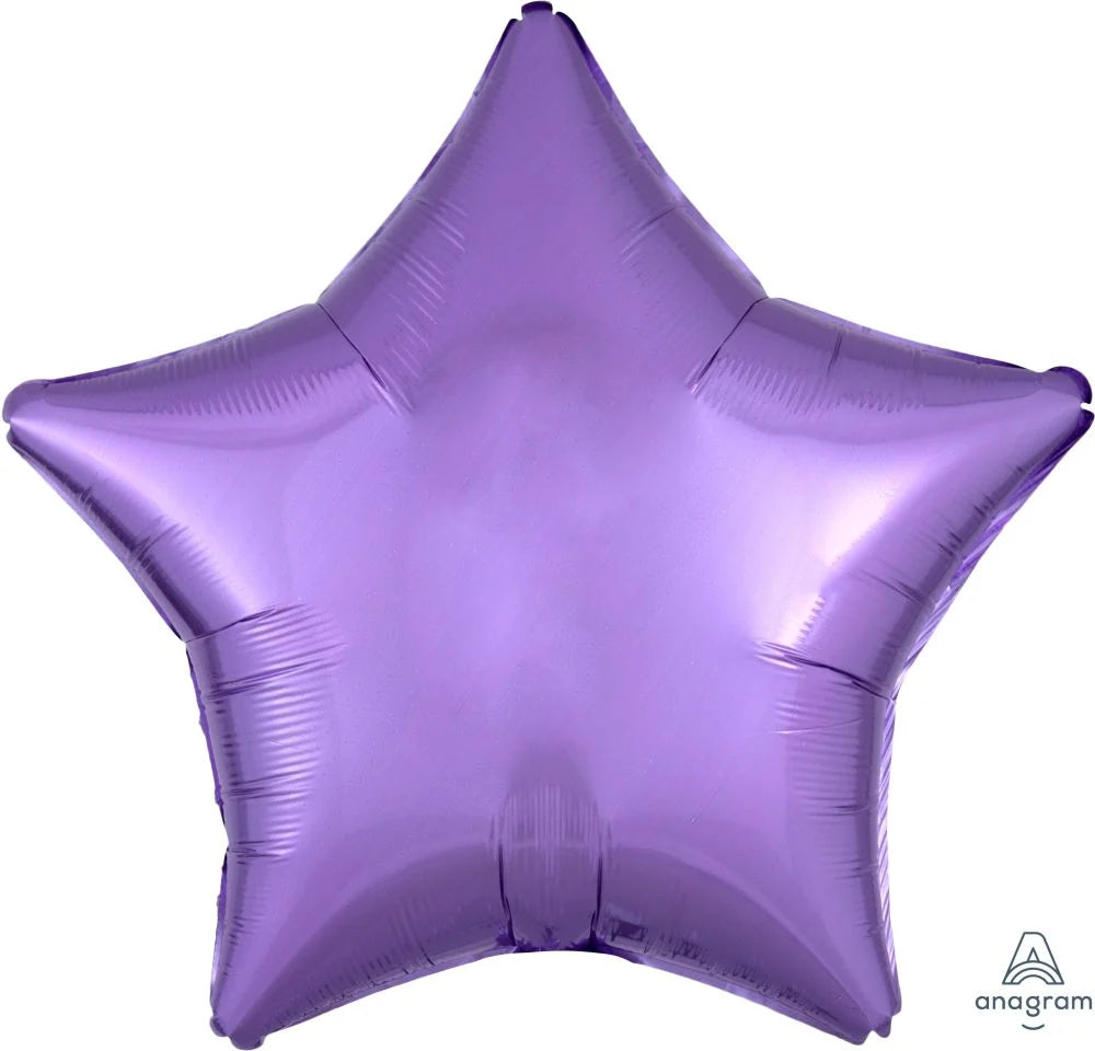 19" Star Chrome Purple Balloon
